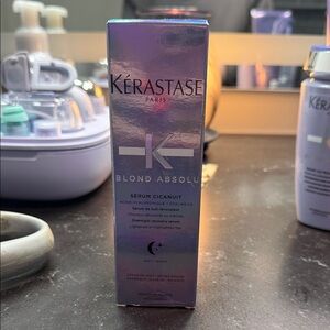 Kerastase Blond Absolu Serum Cicanuit - Purple and Silver